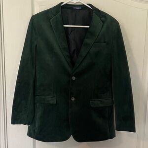 Giorgio Fiorelli Boy's Velvet Green Sport Coat